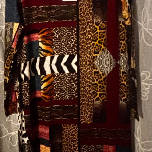 Unbreak. IT Made in Italy Janina Animal Print Maxi Dress Sz X-Large NWT - Picture 8 of 11